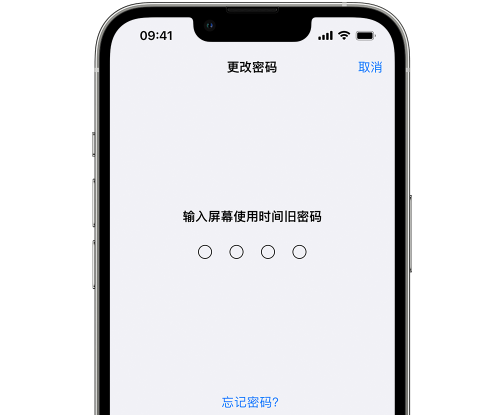 南靖iPhone屏幕维修分享iPhone屏幕使用时间密码忘记了怎么办 