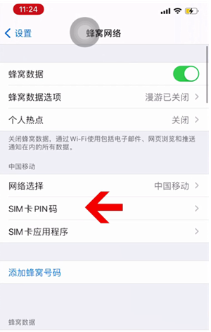 南靖苹果14维修网分享如何给iPhone14的SIM卡设置密码 