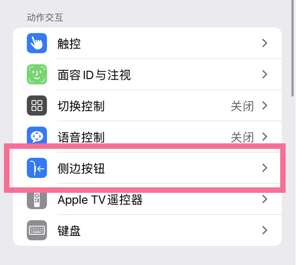 南靖苹果14维修店分享iPhone14 Plus侧键双击下载功能关闭方法 