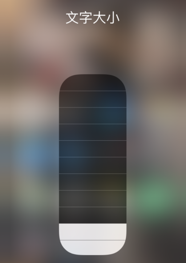 南靖苹果手机维修分享小技巧：在 iPhone 控制中心快速调节字体大小 